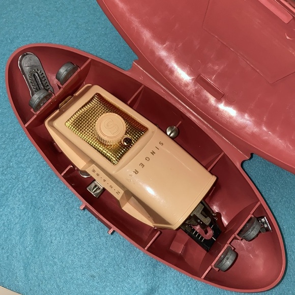 SINGER button hole and zipper attachment kits vintage 1950-1960 NEW in box - Picture 6 of 7